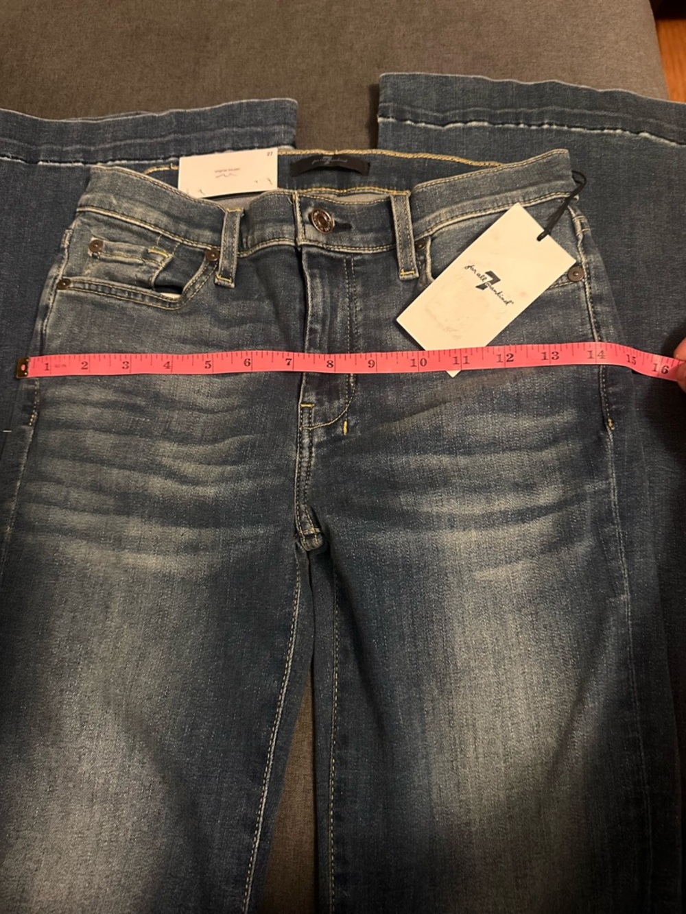 Women’s jeans  DOJO 7 for all mankind 27X34 - Picture 2 of 6
